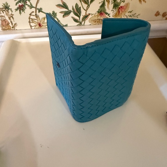 Bottega Veneta Teal Leather Women’s wallet - Picture 7 of 10